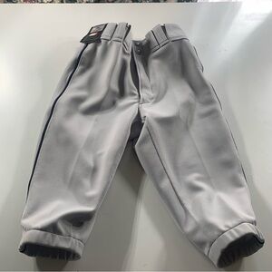 Mizuno Premier Adult X-Small Baseball Pants Short Knickers Pant Gray w Black